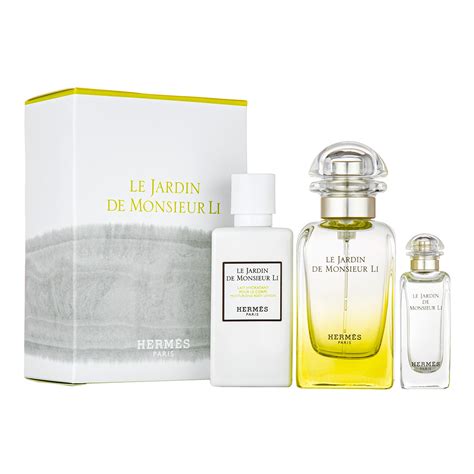 le jardin de monsieur li hermes homme ou femme|Hermes jardin perfume set.